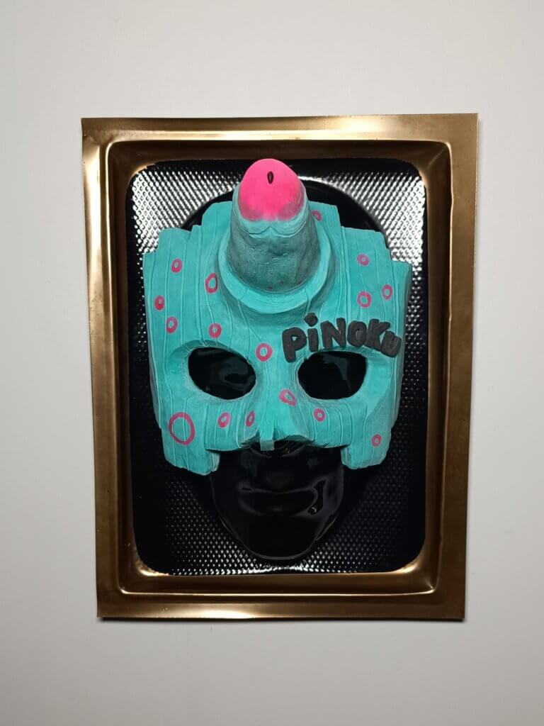 Pinoku - Bleu & Rose fluo